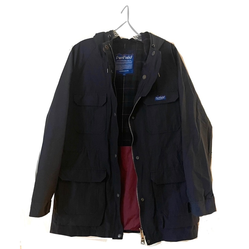 Penfield 60/40 Hooded Parka Utility Jacket in Navy Blue Size Large - Picture 3 of 13